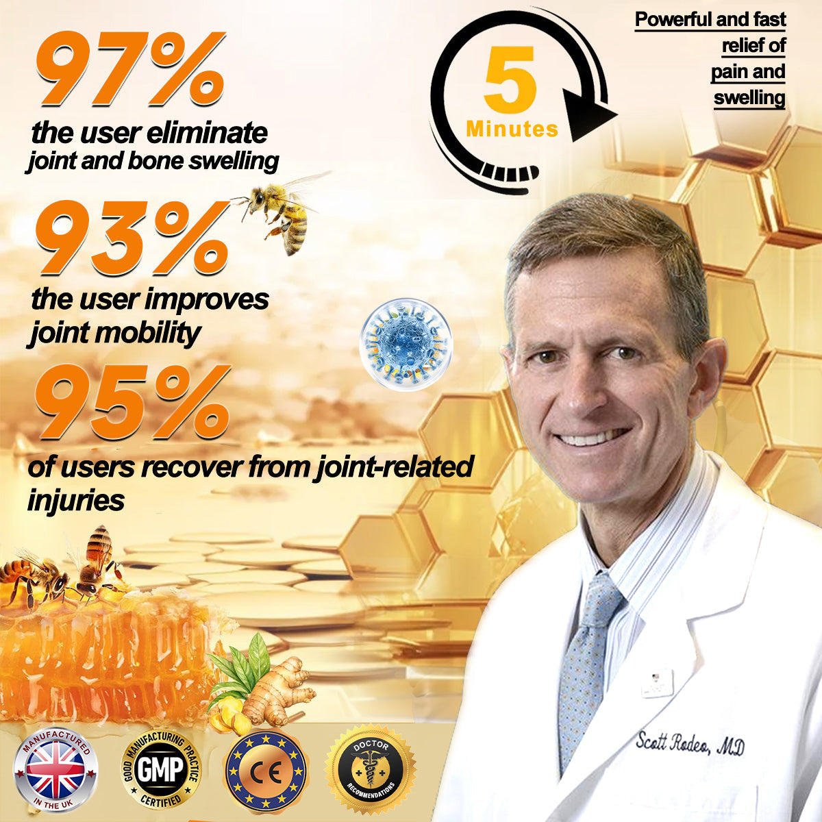 TLOPA® Botulinum Toxin & Bee Venom Pain-Relief Bone Healing Cream💎