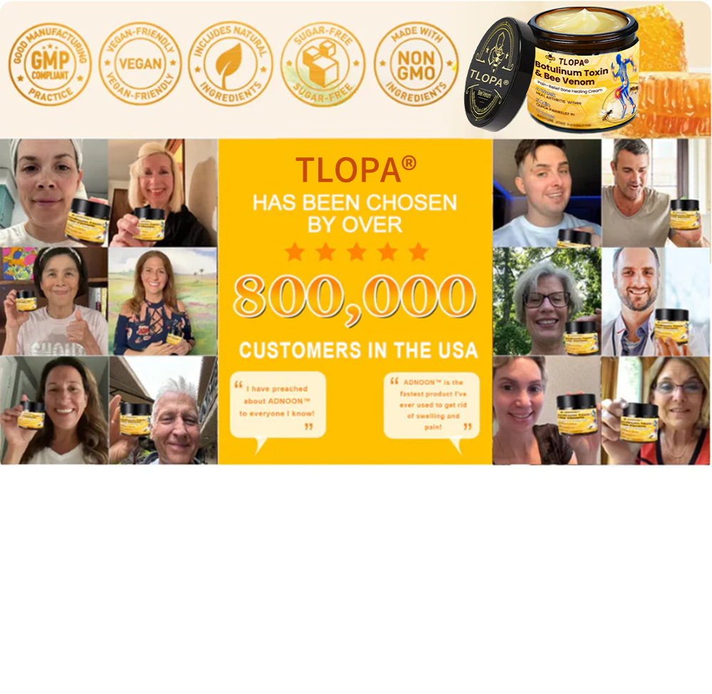 TLOPA® Botulinum Toxin & Bee Venom Pain-Relief Bone Healing Cream💎