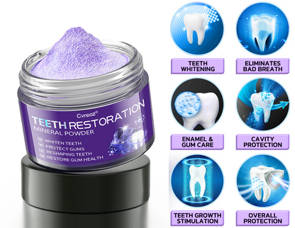 Cvreoz®  (BDA recommended)TeethRestoration Mineral Powder(🦷𝐋𝐢𝐦𝐢𝐭𝐞𝐝 𝐭𝐢𝐦𝐞 𝐝𝐢𝐬𝐜𝐨𝐮𝐧𝐭 𝐋𝐚𝐬𝐭 𝟑𝟎 𝐦𝐢𝐧𝐮𝐭𝐞𝐬🦷)💥