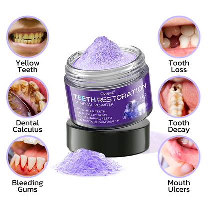 Cvreoz®  (BDA recommended)TeethRestoration Mineral Powder(🦷𝐋𝐢𝐦𝐢𝐭𝐞𝐝 𝐭𝐢𝐦𝐞 𝐝𝐢𝐬𝐜𝐨𝐮𝐧𝐭 𝐋𝐚𝐬𝐭 𝟑𝟎 𝐦𝐢𝐧𝐮𝐭𝐞𝐬🦷)💥