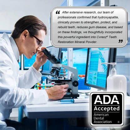 Cvreoz®  (BDA recommended)TeethRestoration Mineral Powder(🦷𝐋𝐢𝐦𝐢𝐭𝐞𝐝 𝐭𝐢𝐦𝐞 𝐝𝐢𝐬𝐜𝐨𝐮𝐧𝐭 𝐋𝐚𝐬𝐭 𝟑𝟎 𝐦𝐢𝐧𝐮𝐭𝐞𝐬🦷)💥